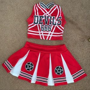 devils 666 cheerleader dolls kill halloween costume
